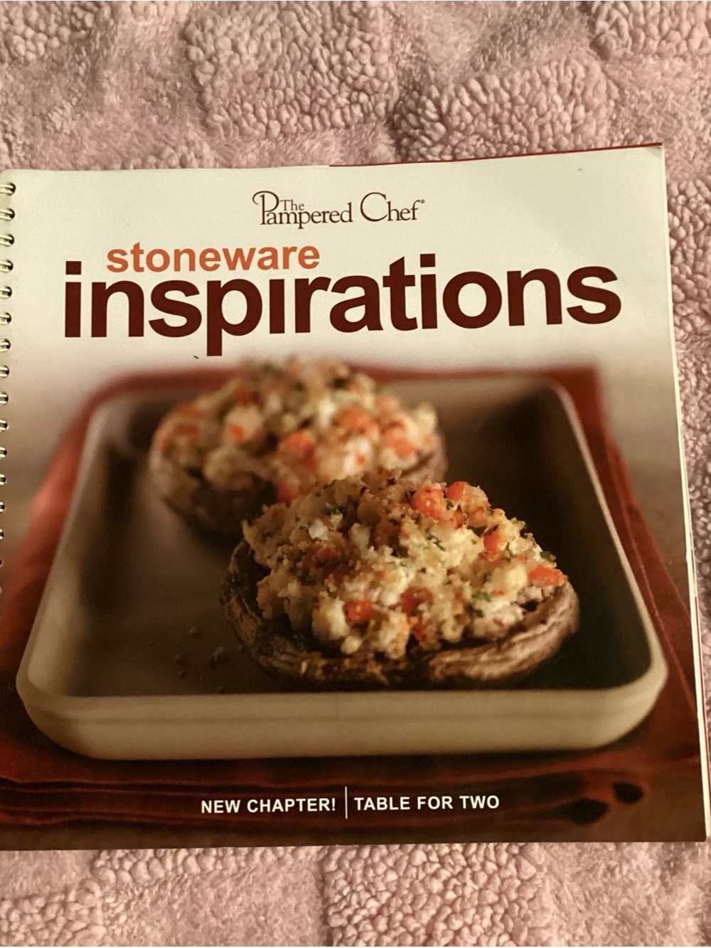 2005 The Pampered Chef Stoneware Inspirations Cookbook Vintage Recipes
